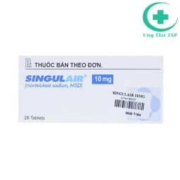 Singulair 10mg - Thuốc điều trị hen phế quản, viêm mũi dị ứng