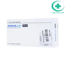 Singulair 5mg - Thuốc điều trị hen phế quản, viêm mũi dị ứng