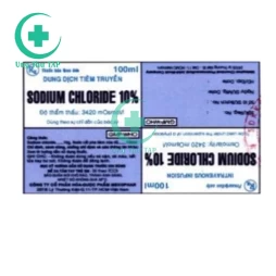 Sodium Chloride 10% 100ml Mekophar - Trị thiếu hụt Sodium chloride