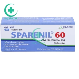 Sparenil 60 - Điều trị các cơn đau co thắt ruột của Imexpharm