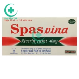 Spasvina 40mg - Điều trị các cơn đau co thắt của Arrmephaco
