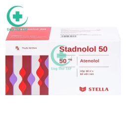 Stadnolol 50 - Thuốc tăng huyết áp, đau thắt ngực hiệu quả