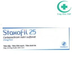 Staxofil 25 Pharbaco - Thuốc cầm máu trong phẫu thuật