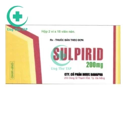 Sulpirid 200mg-Thuốc điều trị thần phân liệt hiệu quả của Danapha