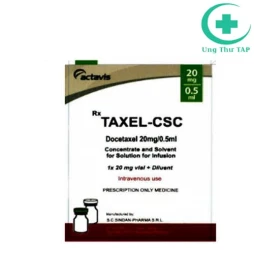 Taxel-CSC 20mg/0,5ml Actavis - Thuốc điểu trị ung thư hiệu quả