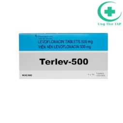 Terlev 500 - Thuốc điều trị nhiễm do vi khuẩn nhạy cảm