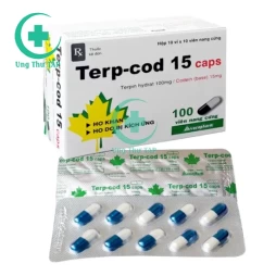 Terp-cod 15 caps - Thuốc điều trị các triệu chứng ho hiệu quả