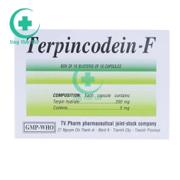Terpincodein-F TV.Pharm - Thuốc trị ho gió, ho khan hiệu quả