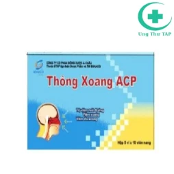 Thông xoang ACP  - Thuốc điều trị viêm mũi dị ứng, viêm xoang