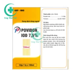 TP Povidone iodine 7,5% -  Hỗ trợ trị và ngăn ngừa nhiễm khuẩn