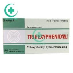 Trihexyphenidyl Khapharco - Thuốc trị và hỗ trợ bệnh Parkinson