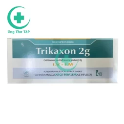 Triaxon 2g - Thuốc dự phòng và điều trị nhiễm trùng hiệu quả