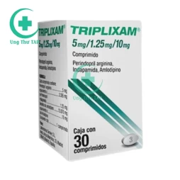 Triplixam 5mg/1.25mg/5mg - Thuốc điều trị tăng huyết áp