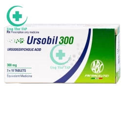 Ursobil 300mg - Thuốc điều trị xơ gan mật nguyên phát của Ý