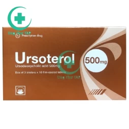 Ursoterol 500mg - Thuốc điều trị sỏi mật, sơ gan mật hiệu quả