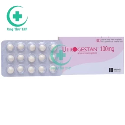 Utrogestan 100mg Capsule - Thuốc điều trị rối loạn nội tiết tố nữ 