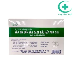 Vắc xin uốn ván bạch hầu hấp phụ (Td) Ivac - Vắc xin phòng bệnh