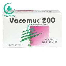 Vacomuc 200 Sachet - Thuốc làm tan chất nhầy hiệu quả của Vacopharm