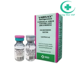 Varivax & Diluent Inj 0.5ml - Vacxin phòng bệnh thủy đậu của Hà Lan