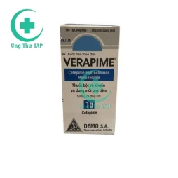 Verapime 1g - Thuốc pha tiêm điều trị viêm, nhiễm khuẩn