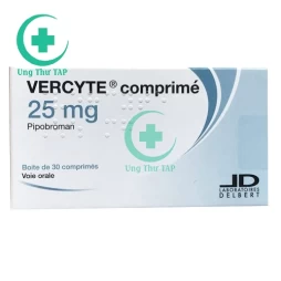 Vercyte 25mg - Trị bệnh đa hồng cầu vera, tăng tiểu cầu, bạch cầu myeloid