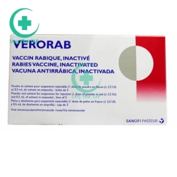 Verorab Vắc Xin Dại -  Vắc Xin phòng bệnh dại hiệu quả của Pháp