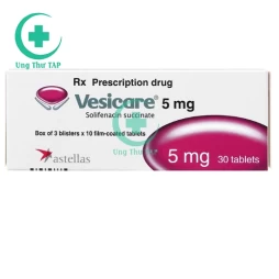 Vesicare 5mg - Thuốc điều trị triệu chứng tiểu không tự chủ