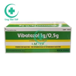 Vibatazol 1g/0,5g VCP - Thuốc điều trị nhiễm khuẩn, nhiễm trùng
