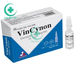 Vincynon 250mg/2ml - Cầm máu do các mao mạch bị vỡ