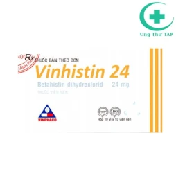 Vinhistin 24 Vinphaco - Điều trị hội chứng Ménière, tiền đình