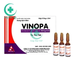 Vinopa 40mg/2ml - Thuốc điều trị viêm đại tràng co thắt