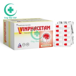 Vinphacetam 400mg - Điều trị rung giật cơ có nguồn gốc từ vỏ não