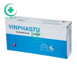 Vinphastu 25mg - Thuốc điều trị rối loạn mê đạo hiệu quả.
