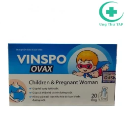 Vinspo Ovax Tradiphar - Hỗ trợ cân bằng hệ vi sinh đường ruộ