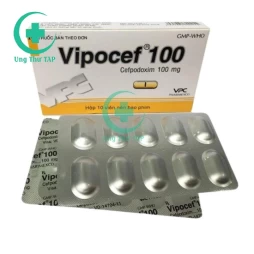 Vipocef 100 VPC (viên) - Điều trị bệnh viêm, nhiễm khuẩn