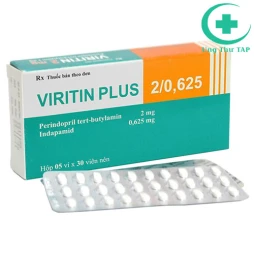 Viritin Plus 2/0,625 - Thuốc điều trị tăng huyết áp nguyên phát