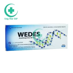 Wedes 50mg Davipharm - Thuốc chống thải ghép các cơ quan, tạng