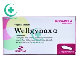 Wellgynax Alpha (Wellgynax α) Hadiphar - Hỗ trợ viêm phụ khoa