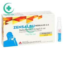 Zensalbu nebules 2.5 -Thuốc điều trị co thắt phế quản mãn tính