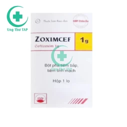 Zoximcef 1 g - Thuốc kháng sinh trị nhiễm khuẩn, nhiễm trùng