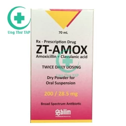 ZT-Amox - Thuốc điều trị nhiễm khuẩn đường hô hấp nhẹ