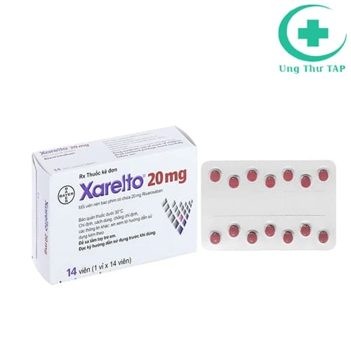 Xarelto 20mg - Thuốc phòng ngừa thuyên tắc huyết khối, đột quỵ
