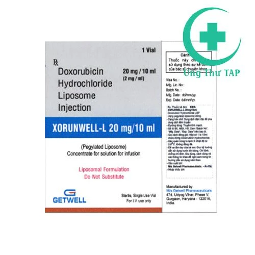 Xorunwell -L 20mg/10ml - Thuốc điều trị ung thư hiệu quả