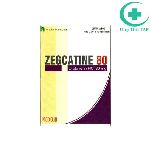 Zegcatine 80 - Thuốc điều trị co thắt dạ dày-ruột hiệu quả