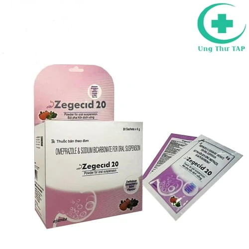 Zegecid 20 (gói) Ajanta - Thuốc điều trị loét dạ day, tá tràng
