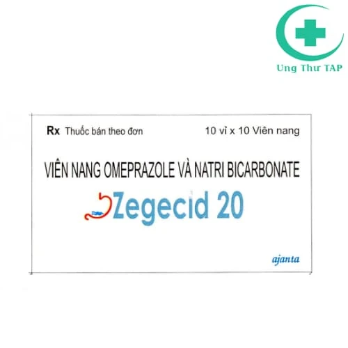 Zegecid 20 (viên) Ajanta - Điều trị viêm loét dạ dày, tá tràng