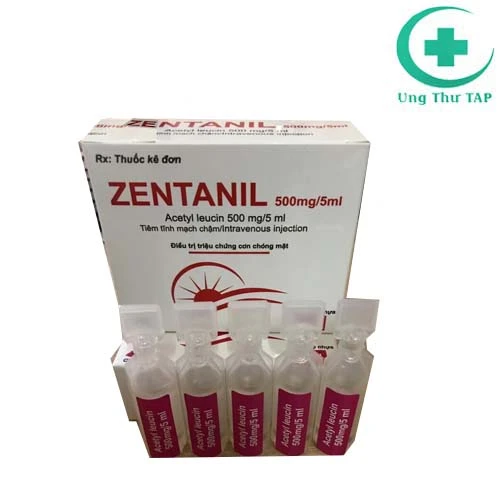 Zentanil 500mg/5ml - thuốc điều trị chóng mặt đau đầu