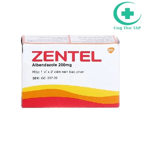 Zentel 200mg - Thuốc diệt giun, ký sinh trùng đường ruột