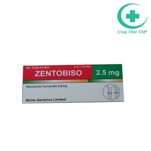 Zentobiso 2.5mg - Thuốc điều trị tăng huyết áp, suy tim mãn tính