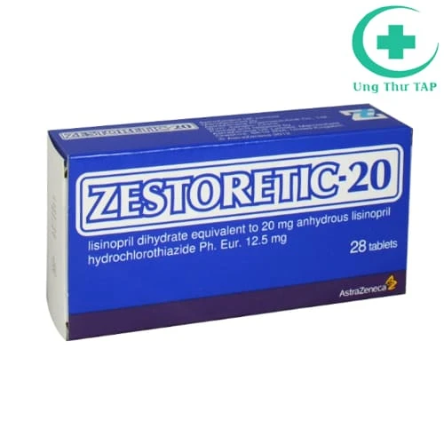 Zestoretic Tab 20mg - Thuốc điều trị tăng HA nguyên phát